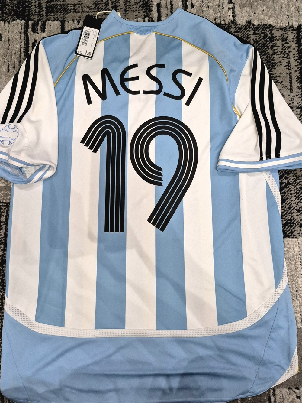 NWT Adidas Argentina 2006 World Cup Home Retro / Throwback Jersey - Lionel Messi